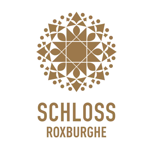 Schloss Roxburghe logo, the identity of 12.18. Roxburghe Hotel Golf & Spa.